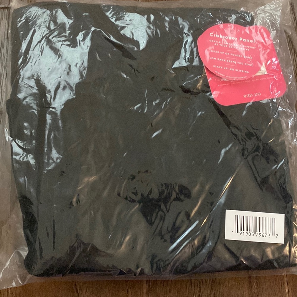 Maternity black work pants.